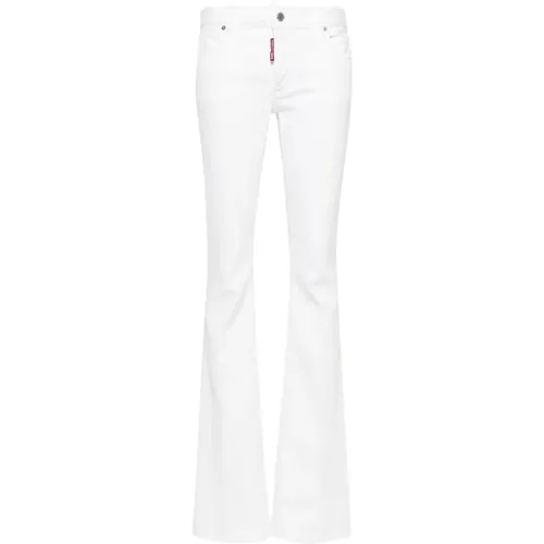 Weiße Skinny Jeans , Damen, Größe: 2XS - Dsquared2 - Modalova