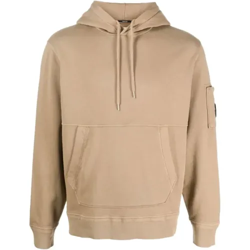 Cotton Fleece Hoodie with Kangaroo Pocket , male, Sizes: L, M, 2XL, XL - C.P. Company - Modalova