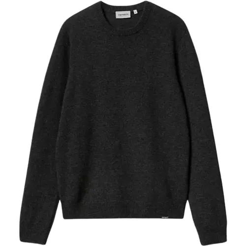 Wollmischung Pullover Schwarz , Herren, Größe: M - Carhartt WIP - Modalova