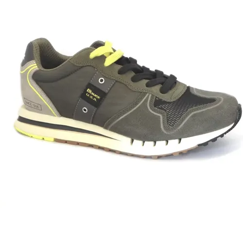 Stylish Sneakers for Men , male, Sizes: 8 UK - Blauer - Modalova