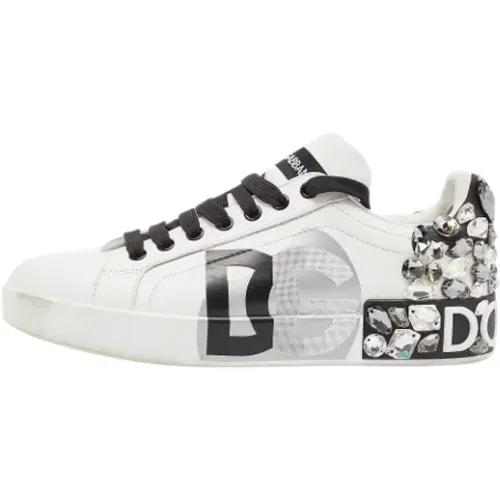 Pre-owned Leder sneakers - Dolce & Gabbana Pre-owned - Modalova