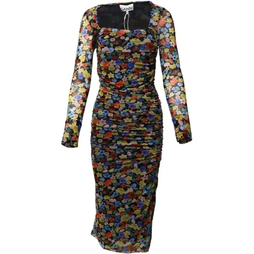 Silk dresses , female, Sizes: M - Ganni - Modalova