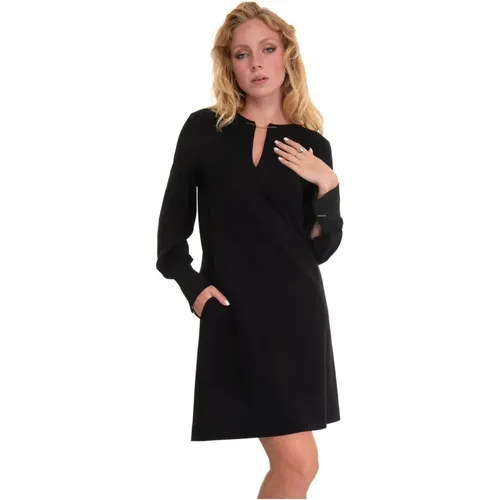 Quai Dress in cady , female, Sizes: XL, L - Max Mara Studio - Modalova