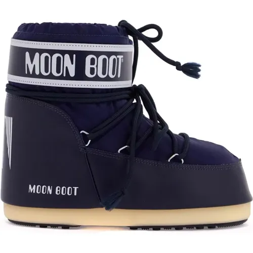 Niedrige Nylon-Schneestiefel für Frauen , Damen, Größe: 36 EU - moon boot - Modalova