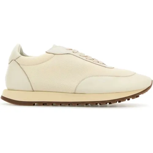 Zweifarbige Leder-Mesh-Sneaker - The Row - Modalova