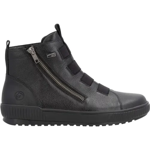 Schwarze Lässige Damen Ankle Boots , Damen, Größe: 38 EU - Remonte - Modalova