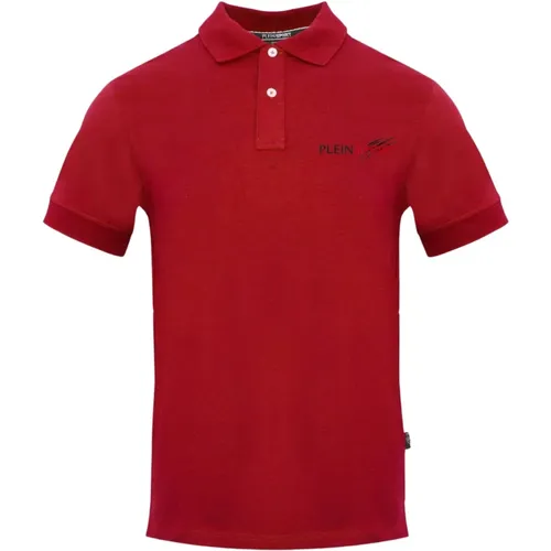 Button-Fastening Solid Polo Shirt , male, Sizes: M, 2XL, XL, L, S - Plein Sport - Modalova