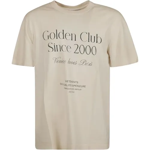 T-Shirts , male, Sizes: XL - Golden Goose - Modalova