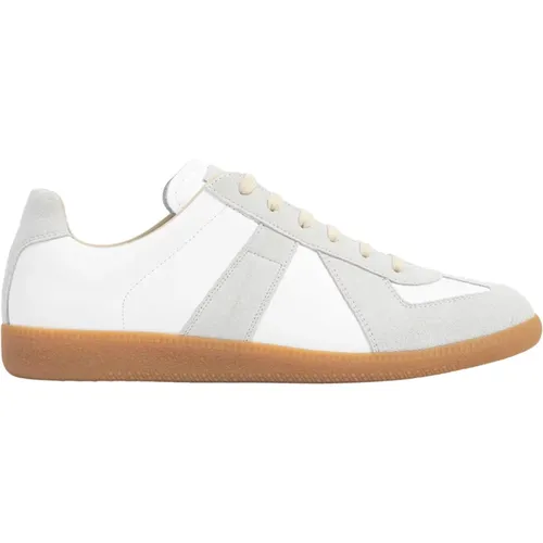 Weiße Low-Top-Sneaker - Maison Margiela - Modalova