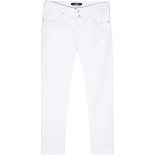 Blaue Division Weiße Jeans , Herren, Größe: W38 - Incotex - Modalova