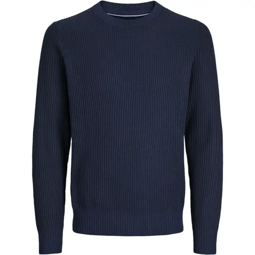 Klassischer Strickpullover Blaliam , Herren, Größe: L - jack & jones - Modalova