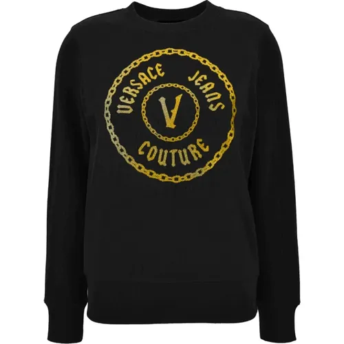 Pullover , Damen, Größe: 2XS - Versace Jeans Couture - Modalova