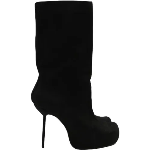 Pre-owned Suede boots , female, Sizes: 5 UK - Rick Owens Pre-owned - Modalova