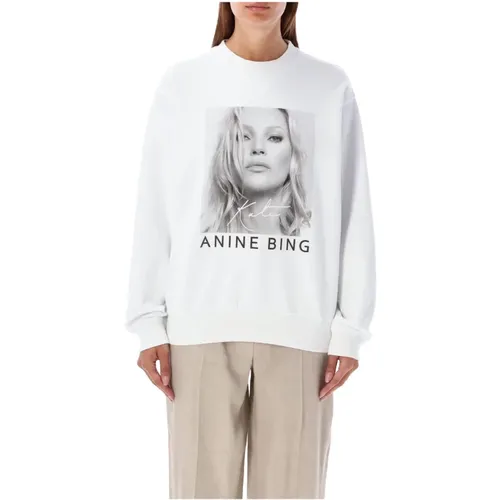 Kate Moss Graphic Knitwear , female, Sizes: M, S - Anine Bing - Modalova