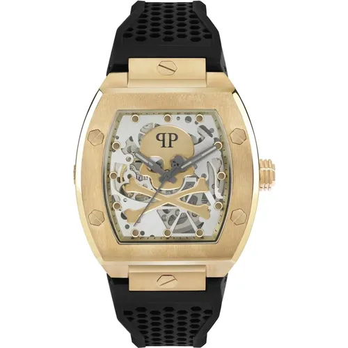 Automatic Men's Watch The $keleton Gold Rush , male, Sizes: ONE SIZE - Philipp Plein - Modalova