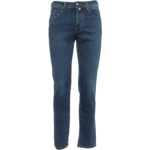 Bard Slim Fit Stretch Denim Jeans , male, Sizes: W32 - Jacob Cohën - Modalova