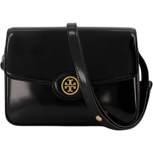 Robinson Hobo Tasche - Schwarz Leder - TORY BURCH - Modalova