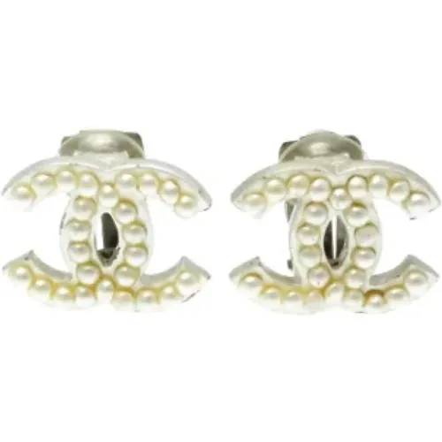Pre-owned Pearl earrings , female, Sizes: ONE SIZE - Chanel Vintage - Modalova