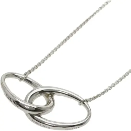 Pre-owned Silver necklaces , female, Sizes: ONE SIZE - Tiffany & Co. Pre-owned - Modalova