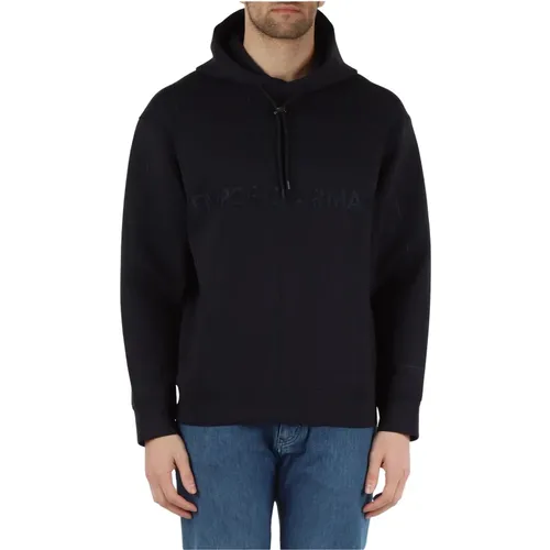 Double Jersey Cotton Hooded Sweatshirt , male, Sizes: L, M, XL, S - Emporio Armani - Modalova