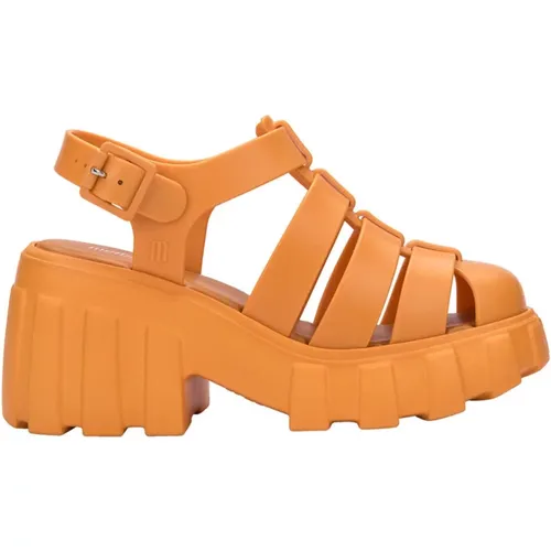 Strap Platform Heel Sandals , female, Sizes: 7 UK, 6 UK, 5 UK, 8 UK - Melissa - Modalova