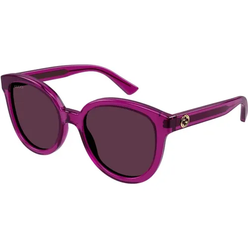 Stylish Sunglasses in Pink/Violet , female, Sizes: 54 MM - Gucci - Modalova