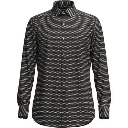 H-Hank Shirts , male, Sizes: S, 2XL, M, XL - Hugo Boss - Modalova