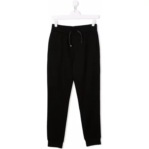 Nero Trouser for Men , unisex, Sizes: 8 Y, 10 Y - Emporio Armani - Modalova