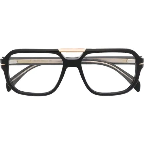 Schwarze Optische Brille, vielseitig und stilvoll - Eyewear by David Beckham - Modalova