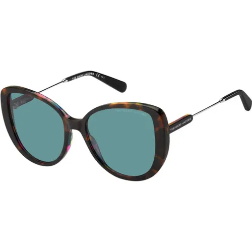 Stylische Sonnenbrille in Violett mit blauen Gläsern - Marc Jacobs - Modalova