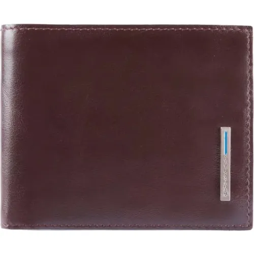 Leather Men Wallet with Closure , male, Sizes: ONE SIZE - Piquadro - Modalova