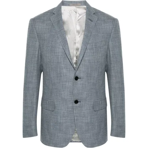 Cotton/wool jacket , male, Sizes: XL, L, 2XL, 4XL - Corneliani - Modalova