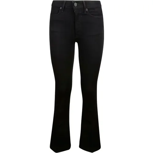 High-Waisted Flared Bootcut Jeans , female, Sizes: W30, W29, W26, W27, W28 - Dondup - Modalova