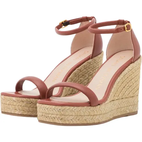 Contemporary Espadrille Wedge in Cardamom , female, Sizes: 7 UK, 2 UK, 4 UK, 3 UK - Stuart Weitzman - Modalova