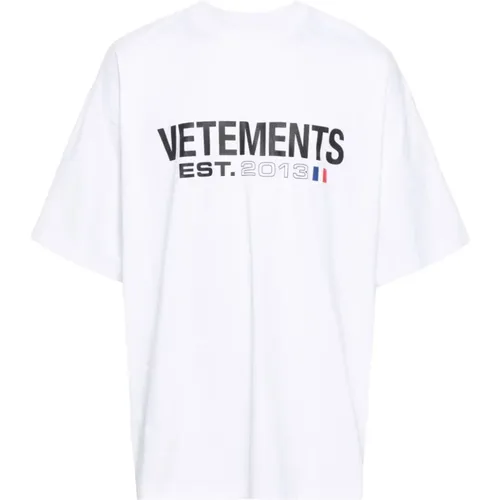 T-Shirts , Damen, Größe: M - Vetements - Modalova