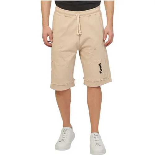 Cotton Bermuda Shorts , male, Sizes: L, S, XL, M - Disclaimer - Modalova