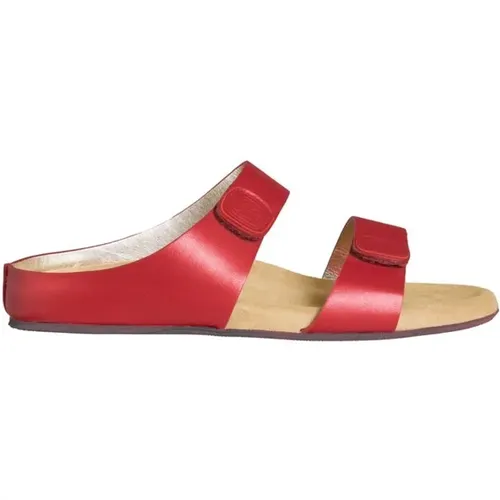 Delia Ledermules Rot , Damen, Größe: 40 1/2 EU - Ines De La Fressange Paris - Modalova