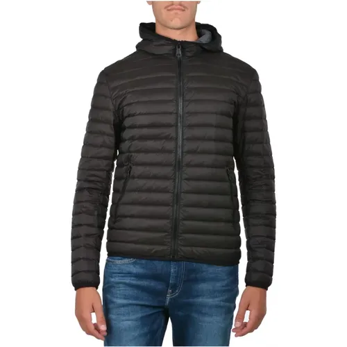 Schwarze Originals Mäntel Leicht Herbst , Herren, Größe: 2XL - Colmar - Modalova