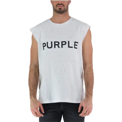 Sleeveless Top , male, Sizes: M, L, XL - Purple Brand - Modalova