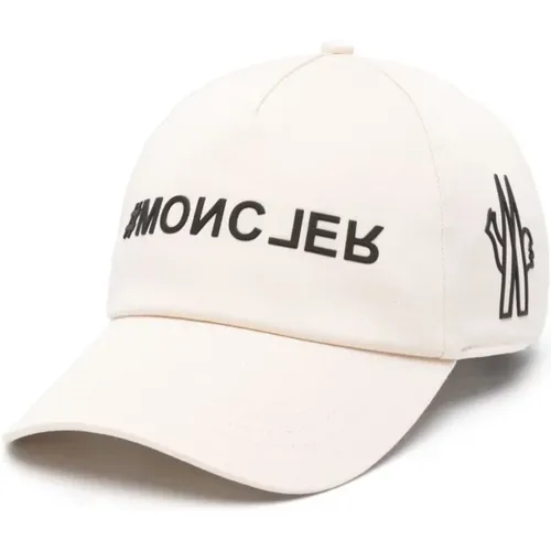 Cotton Twill Weave Hats , female, Sizes: ONE SIZE - Moncler - Modalova