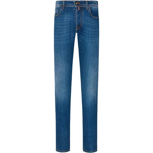 Slim Fit Denim Jeans , Herren, Größe: W30 L34 - Jacob Cohën - Modalova