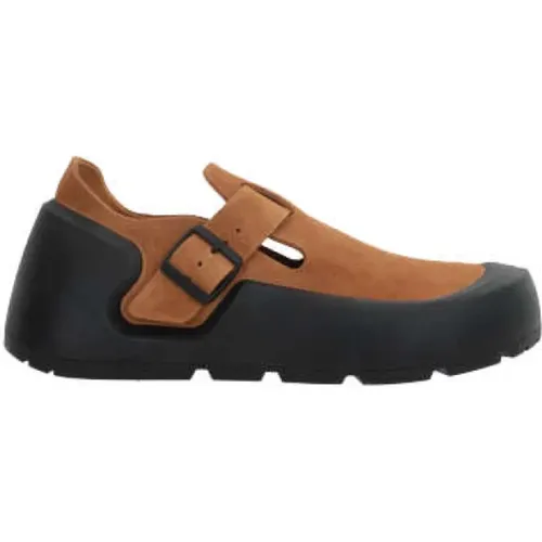 Nubuck Slip-On Shoes , male, Sizes: 8 UK, 7 UK, 10 UK, 9 UK - Birkenstock - Modalova