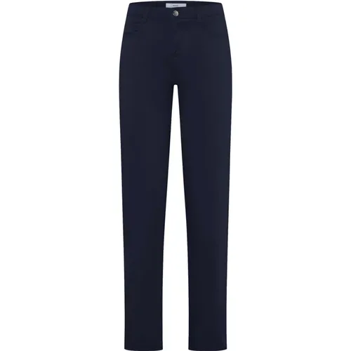 Navy Straight-Leg Pants , female, Sizes: S - BRAX - Modalova