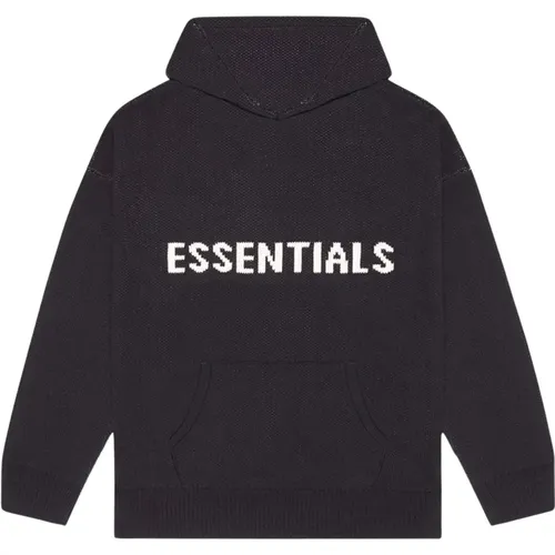 Dunkel Schwarzer Hoodie Essentials Limited Edition , Herren, Größe: XL - Fear Of God - Modalova