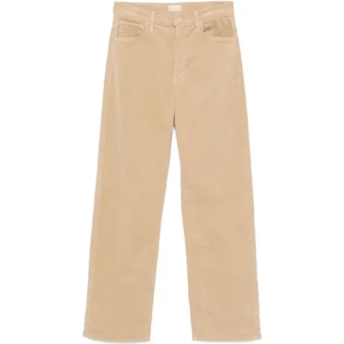 Corduroy Straight Leg Jeans , female, Sizes: W28, W30, W26, W29, W27, W25, W24 - Mother - Modalova