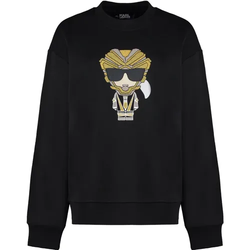 Logo-Sweatshirt , Damen, Größe: XS - Karl Lagerfeld - Modalova