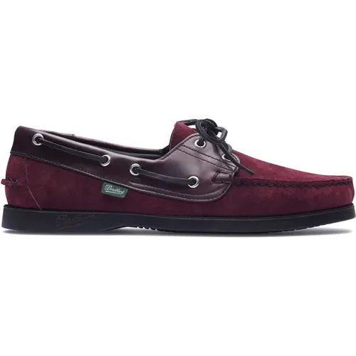 Marine Moccasin in Calfskin Rubber Sole , male, Sizes: 5 UK, 10 UK, 7 UK, 11 UK, 9 UK, 6 UK - Paraboot - Modalova