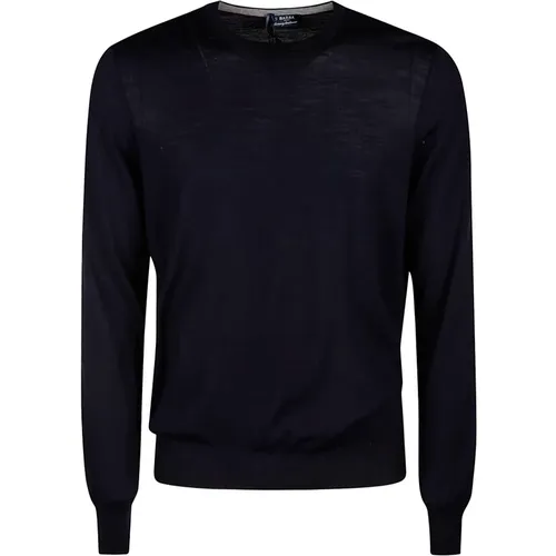 Roundneck Sweater , male, Sizes: XL, 3XL - Barba Napoli - Modalova