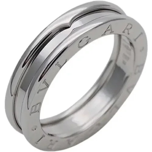 Pre-owned Silver rings , female, Sizes: ONE SIZE - Bvlgari Vintage - Modalova