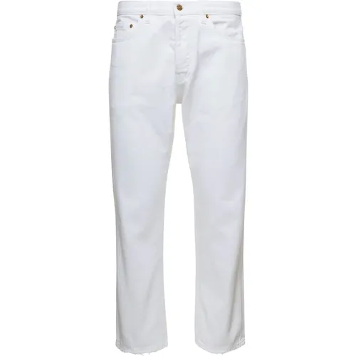 Skate Dyed Bull Denim Jeans , male, Sizes: W30 L32 - Golden Goose - Modalova